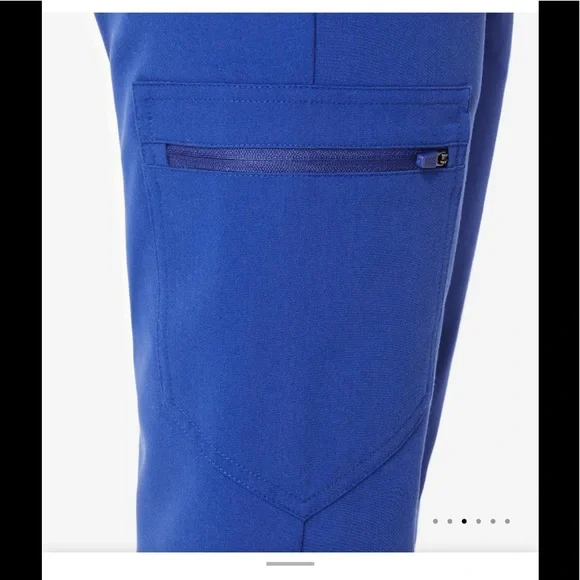 NWT FIGS Zamora Joggers Scrub Pants Winning Blue lo - Picture 5 of 11